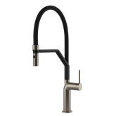 Gessi Stelo robinet de cuisine semi-professionnel avec douchette extractible à double jet 60315